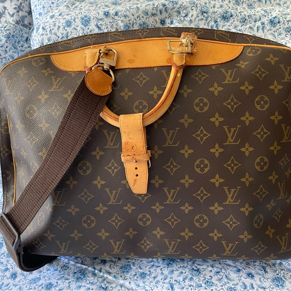 Louis Vuitton Monogram Duffel Bag in Brown and Tan